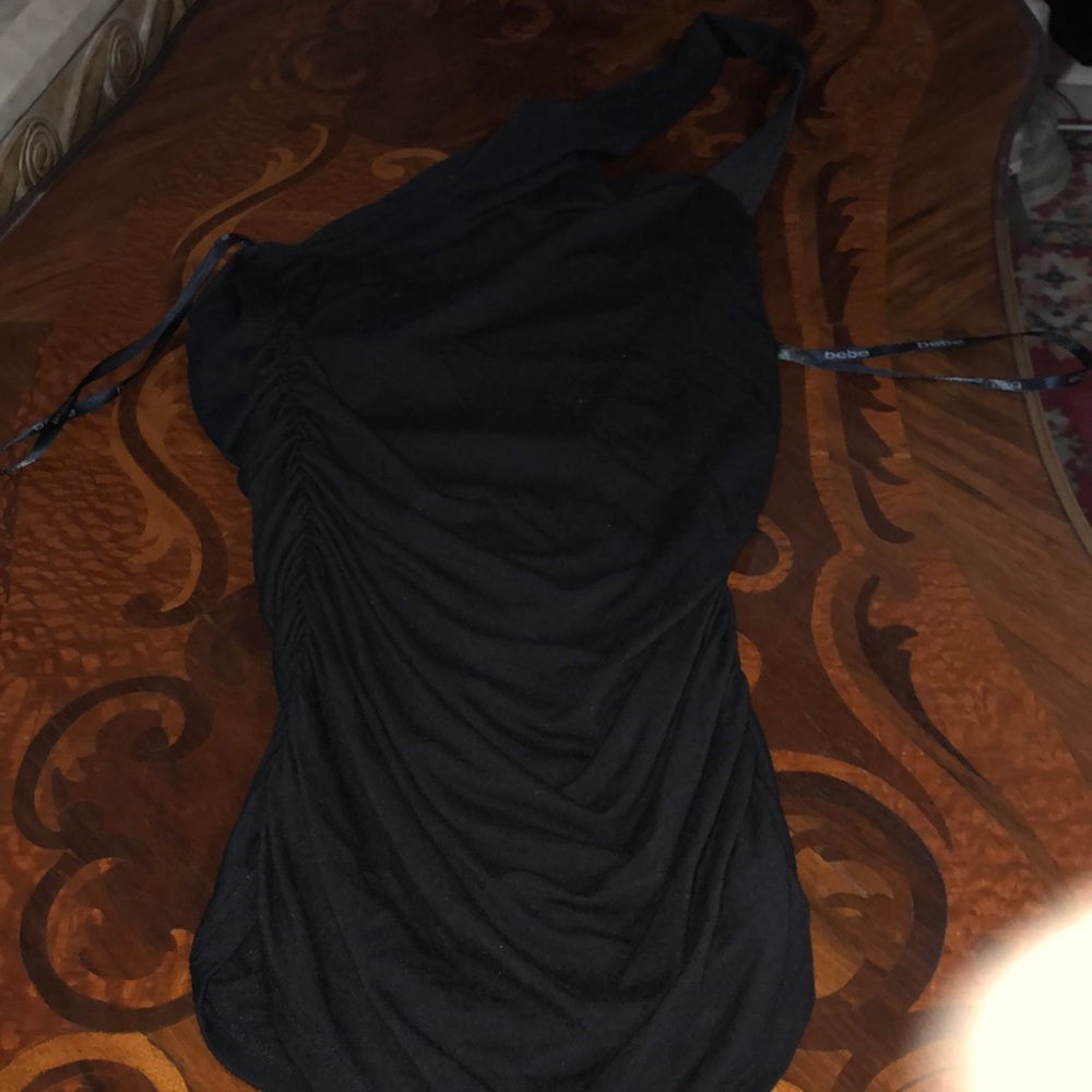 Cute Little Bebe One Strap Black Top